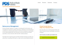 Tablet Screenshot of preferreddealersolutions.com